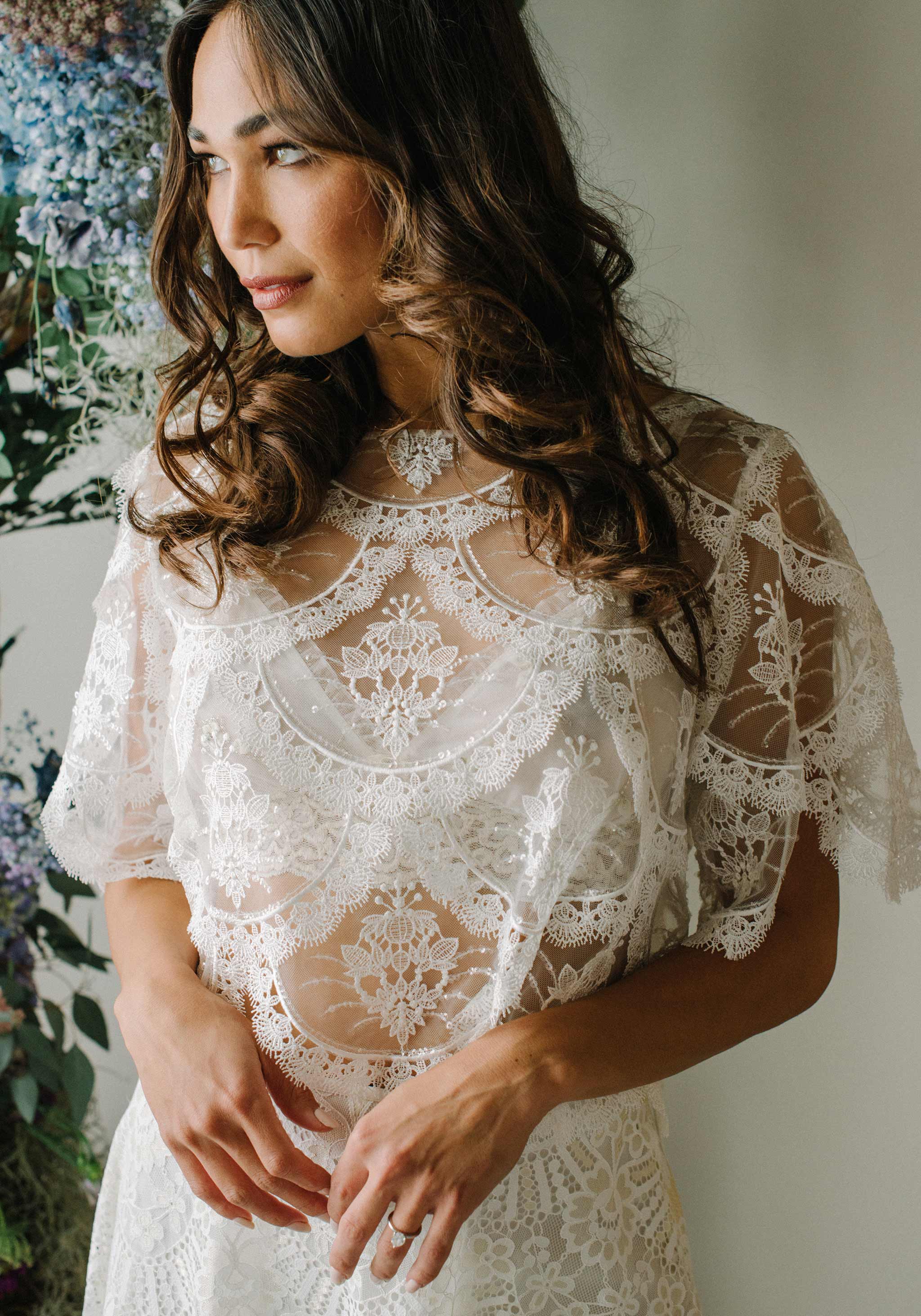 Helena Ivory Embroidered Top Last Call