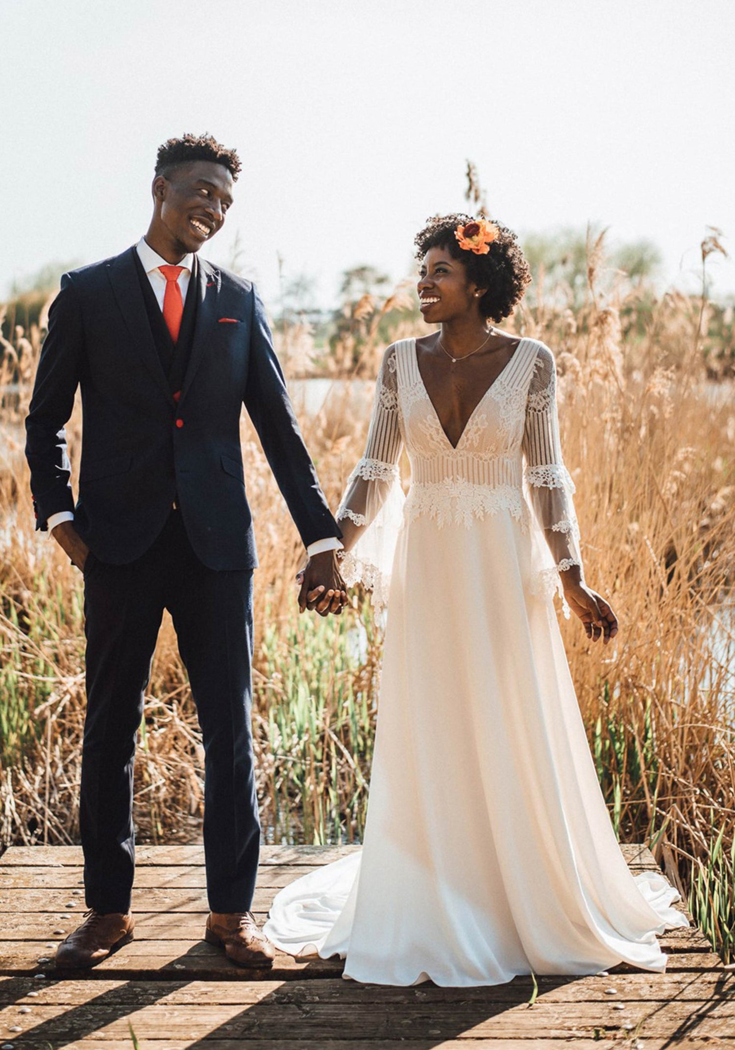 Sauvignon A-line Wedding Dress with Long Sleeves by Claire Pettibone Sauvignon A-line Wedding Dress with Long Sleeves by Claire Pettibone