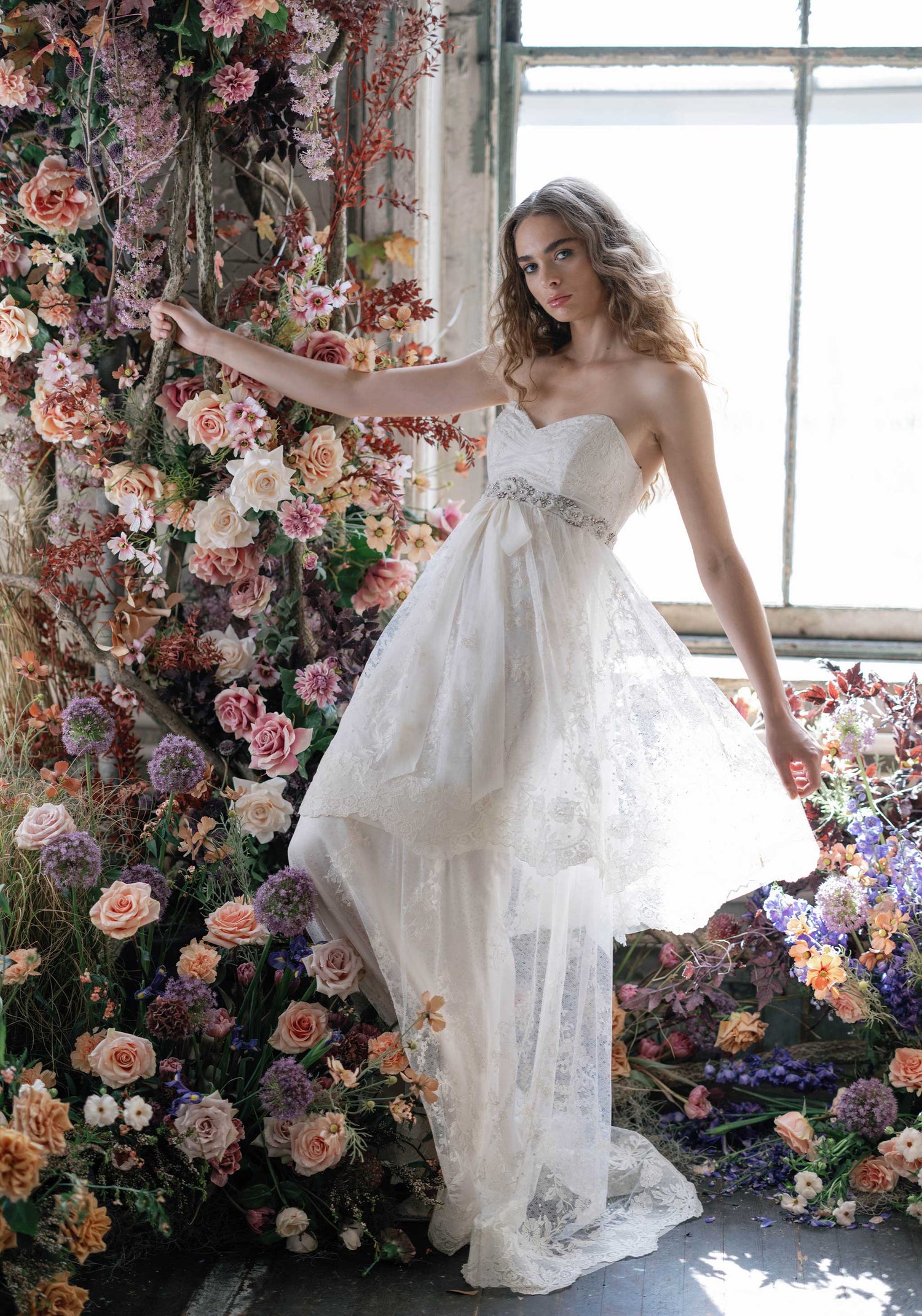 lace samples for wedding dress Grace Sample Gown