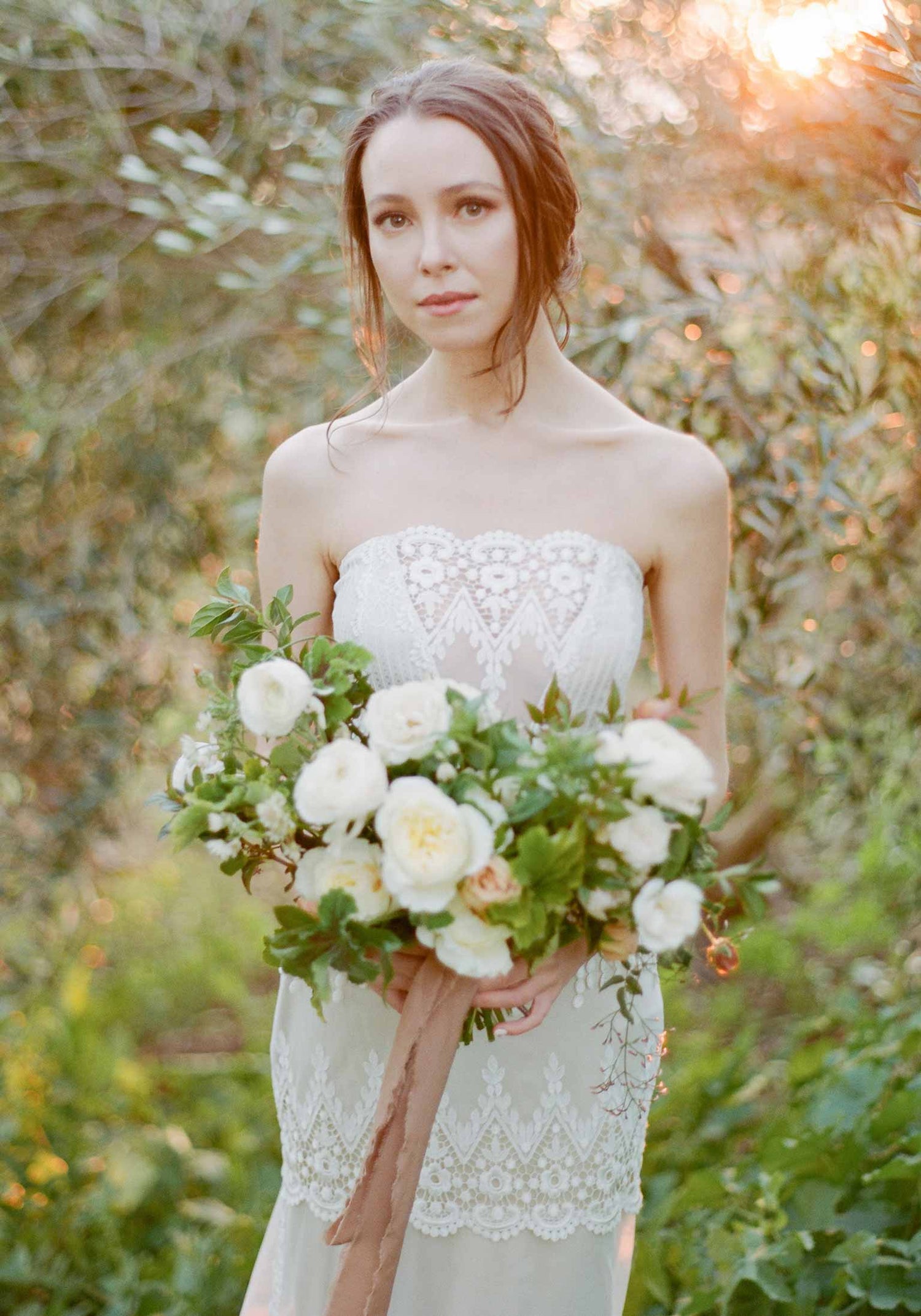 Victoriana Vintage Inspired Corset Bridal Gown with Fit and Flare Body Victoriana Vintage Inspired Corset Bridal Gown with Fit and Flare Body