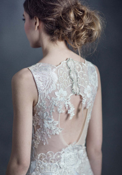 Claire Pettibone Eden Lace Wedding Gown