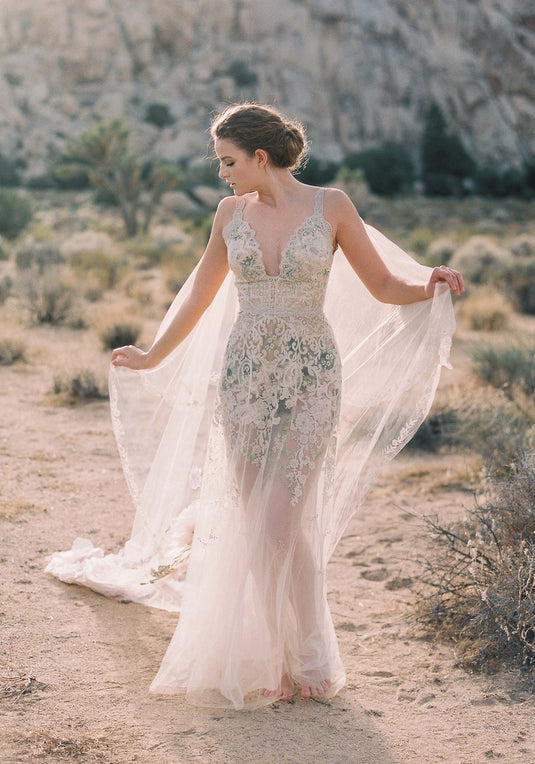 Colorful and Floral Wedding Dress Designs by Claire Pettibone – Claire ...