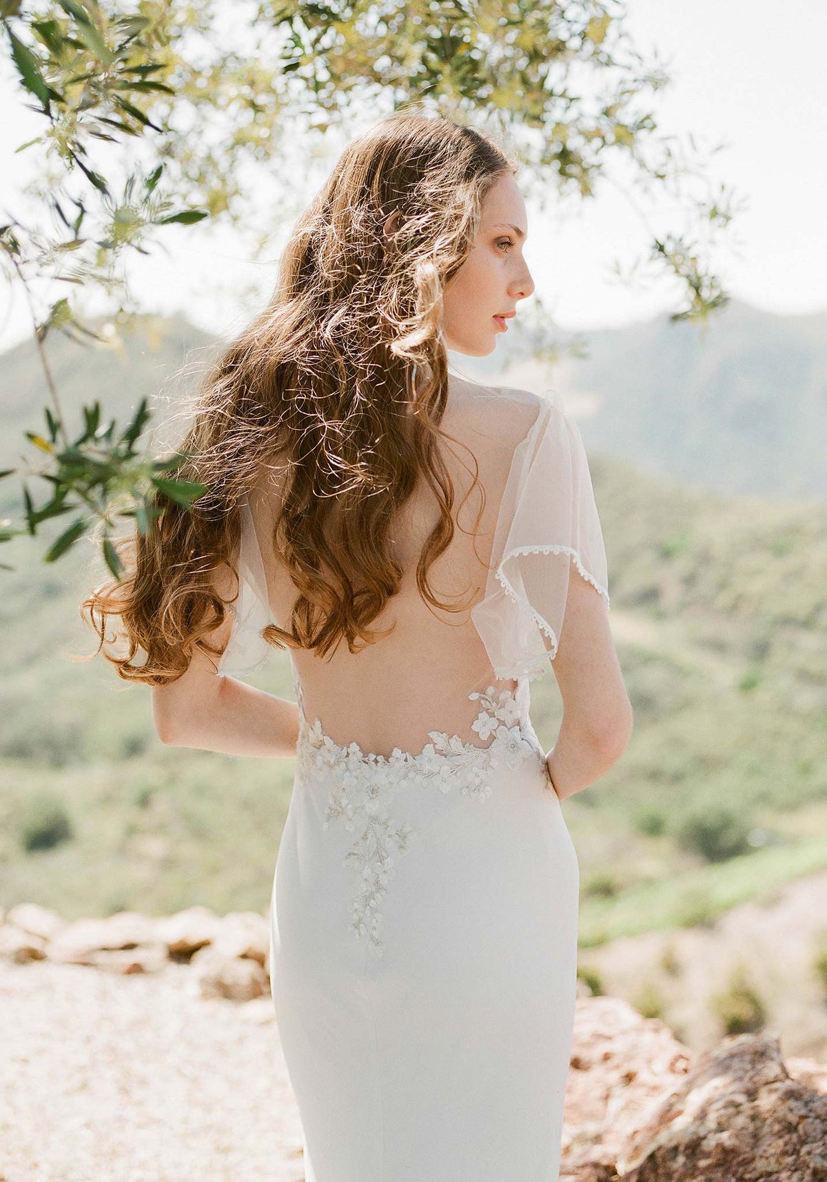 Claire Pettibone Romantique Merlot Lace Gown