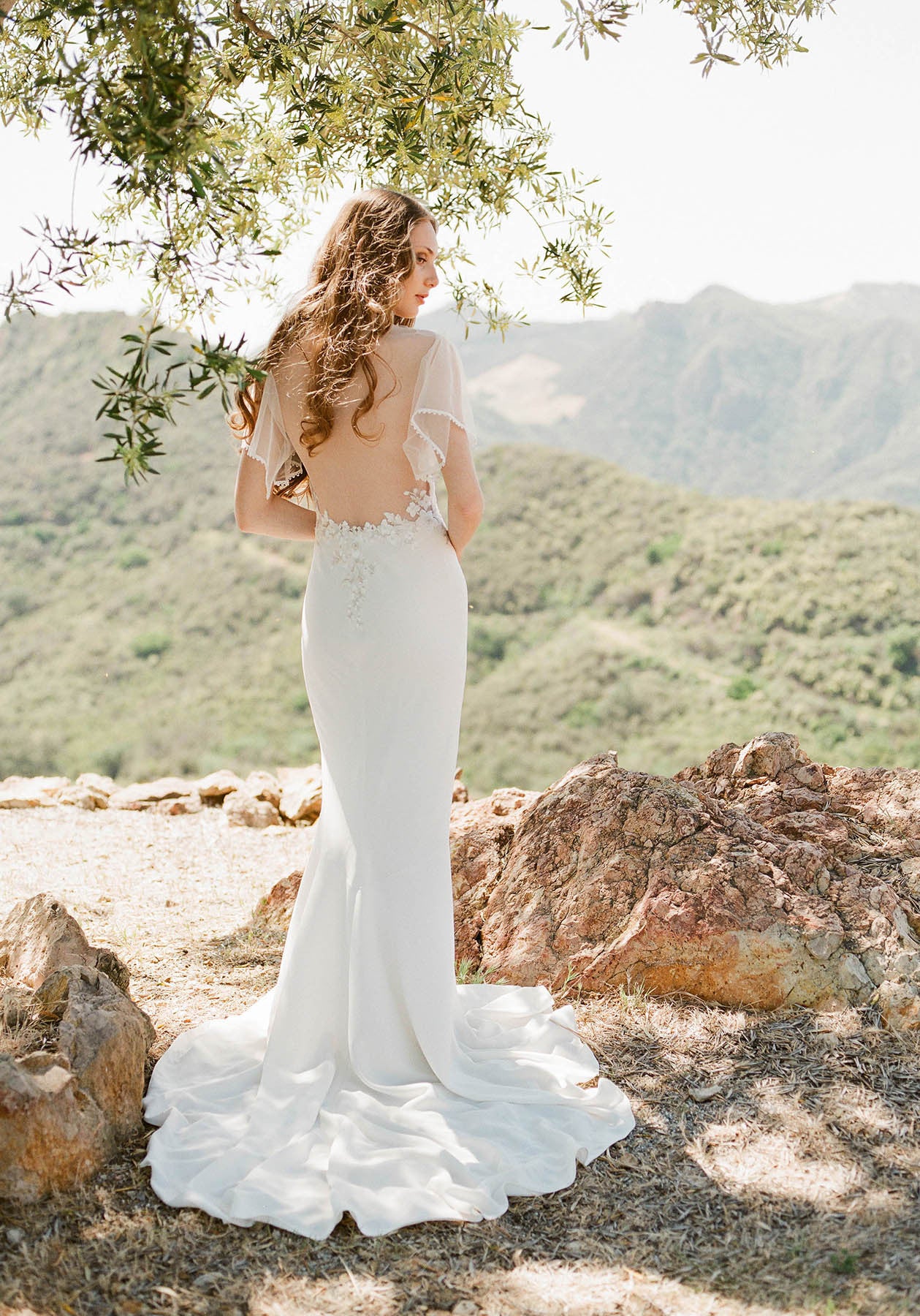 Claire Pettibone Romantique Merlot Lace Gown