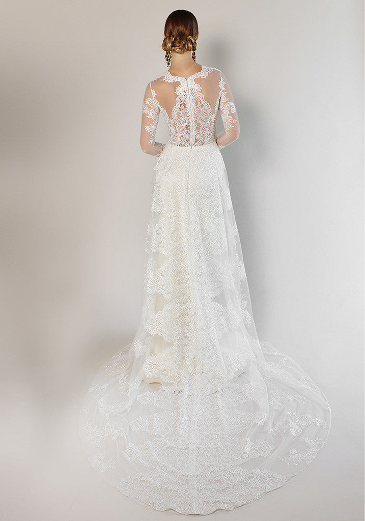 Claire Pettibone Romantique Pasadena Lace Gown