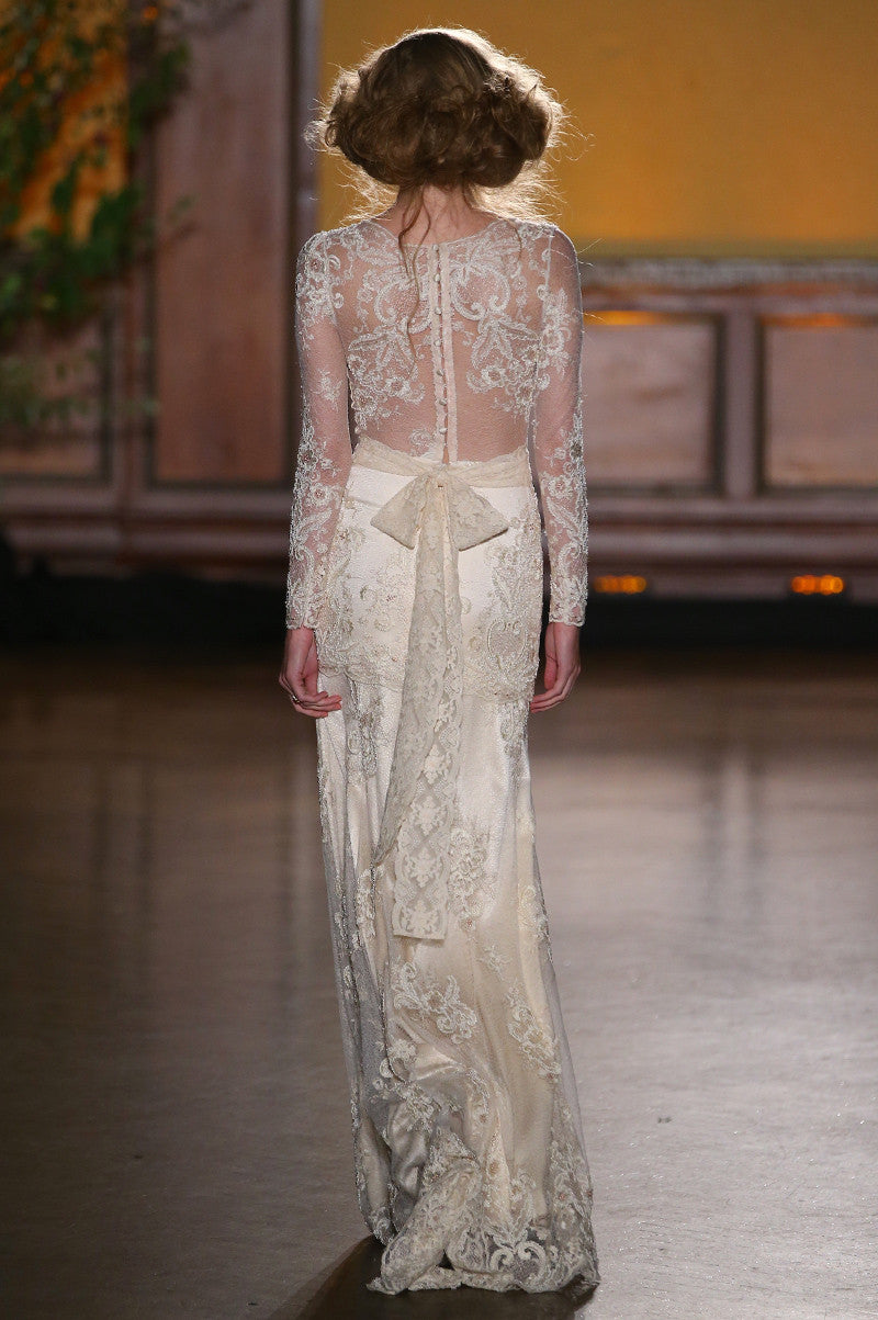 Pearle - Wedding Dress by Claire Pettibone runway back