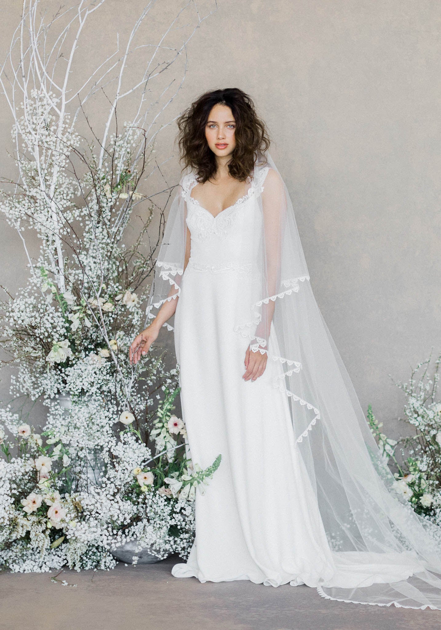 Soft A-Line Wedding Dress Sample