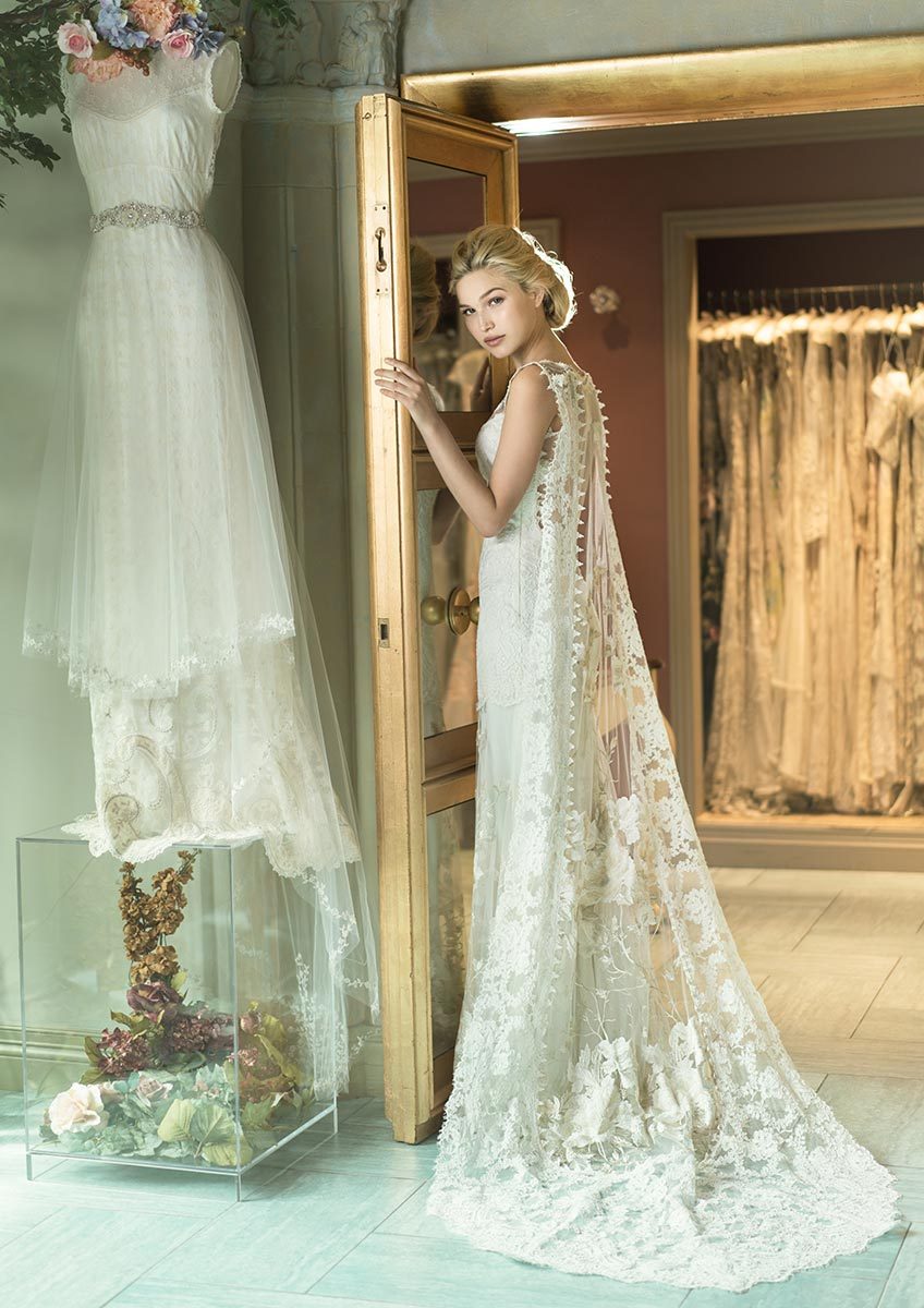 Claire Pettibone Couture Lace Whitney Gown
