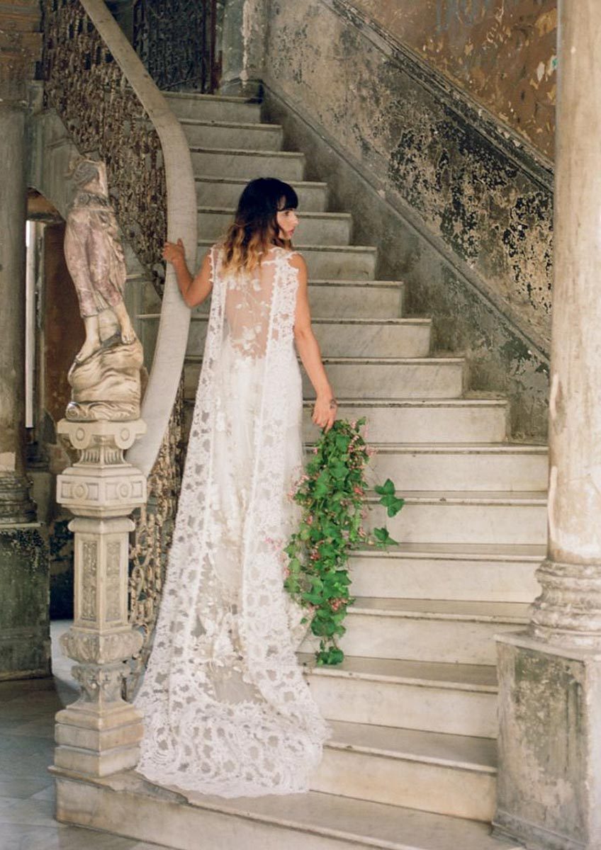 Claire Pettibone Couture Lace Whitney Gown