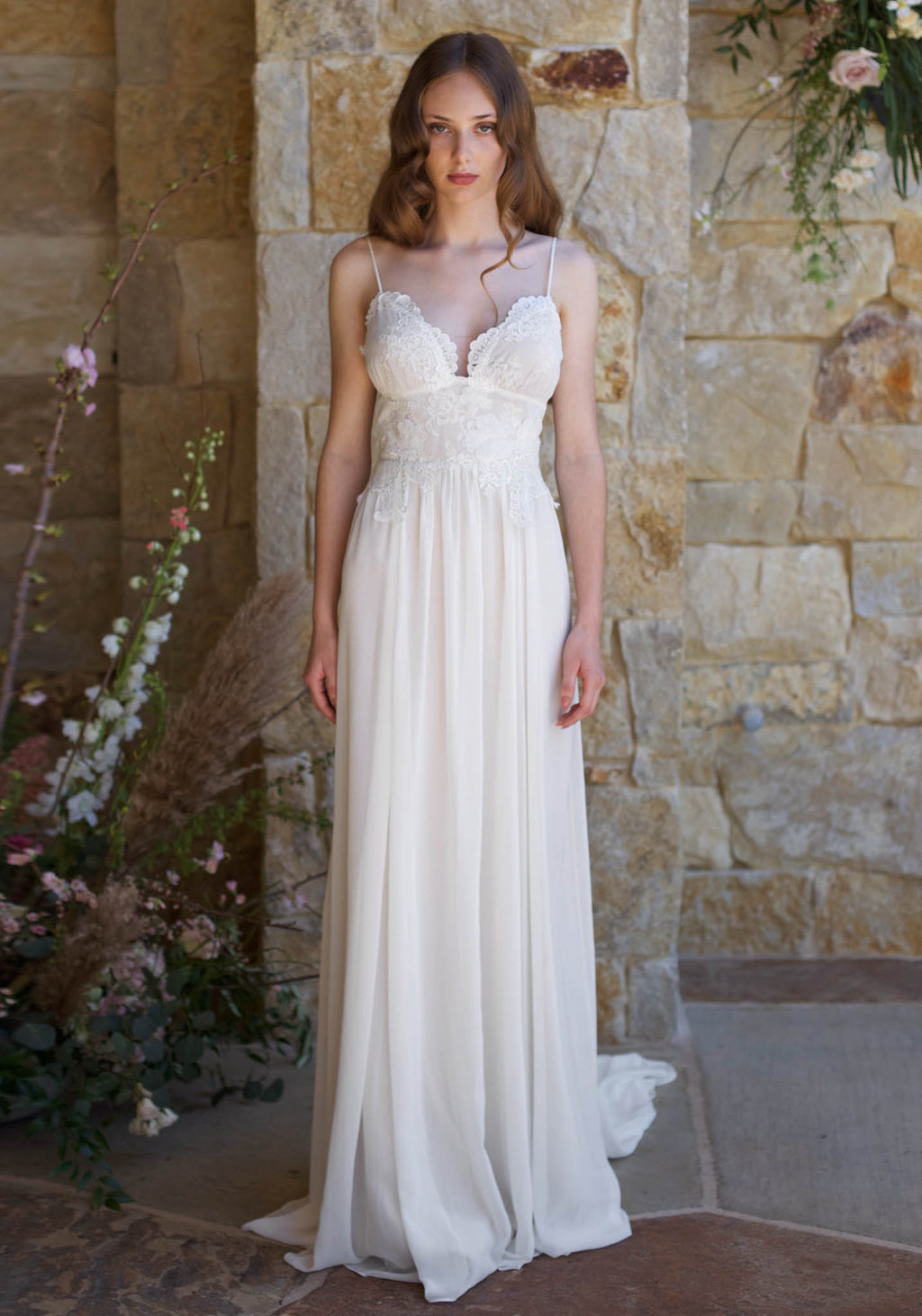pairings: Claire Pettibone's Romantic Wedding Dream Gowns — Justine M  Couture Bridal Veils, Jewelry and Accessories